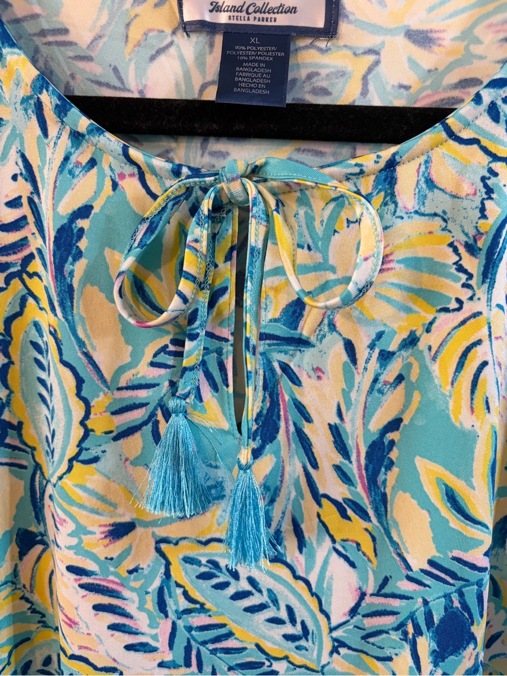 Island Collection Stella Parker Bathing Suit Cover-up or Beach Dress UPF 50 XL - Picture 2 of 6